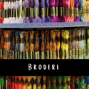 Broderiavdeling - Inspirerende Hobby