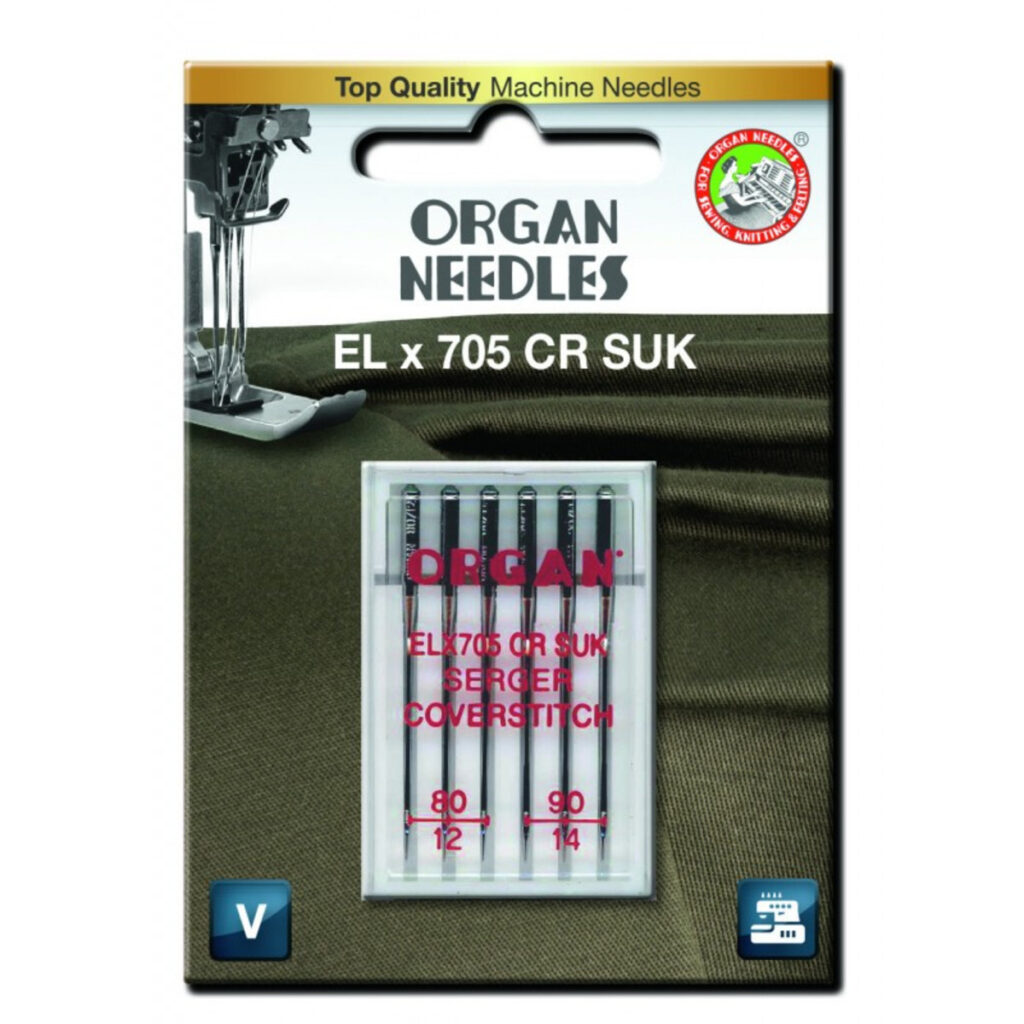 Organ Symaskinnåler ELx705 CR SUK Coverstitch